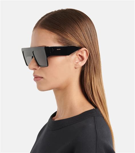 celine black sunglasses amazon|celine flat top sunglasses black.